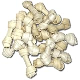 100 Pc. Natural Rawhide Mini Bones