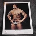 BATISTA AUTOGRAPHED WWE WRESTLING PROMO PHOTO # 1100