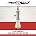 Globe Electric 1-Light Vintage Edison Mini Pendant, Red Designer Woven Fabric Cord, Brushed Steel Finish, 64755