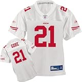 Reebok San Francisco 49ers Frank Gore Youth Replica White Jersey Large