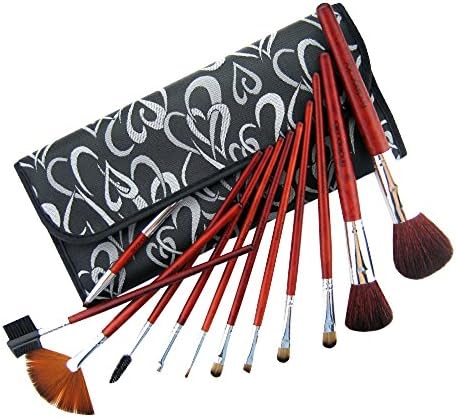 12pcs Portable Cosmetic Brushes Sets Professional Make up Blusher Kits Tools