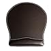 HOMETEK Comfortable Soft PU Leather Gaming Mice Mouse Pad Mat Wrist Support Rest Wide Smooth Surface Brown