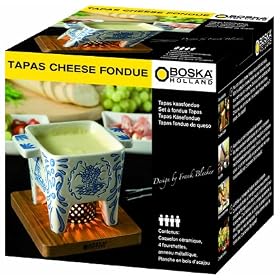 Boska Holland Tapas Cheese Fondue, Delft Blue by Boska Holland