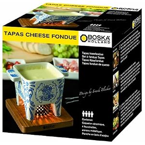 Boska Holland Tapas Cheese Fondue, Delft Blue by Boska Holland