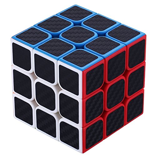 Dreampark 3x3x3 Speed Cube Carbon Fiber Sticker Smooth Magic Cube Puzzles