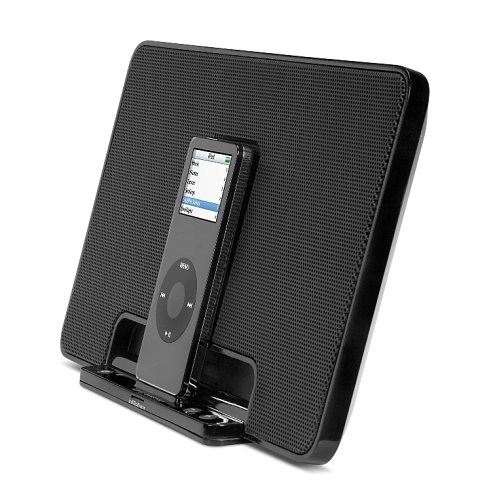 Altec Lansing inMotion iM500 - Portable speakers with digital player dock for iPod nano - black