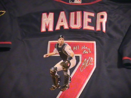 JOE MAUER SIGNED AUTOGRAPHED JERSEY MINNESOTA TWINS COA + PROOF PHOTO