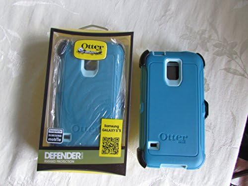 Otterbox Defender Series for Samsung Galaxy S5 - Retail Packaging - (Light Teal/Aqua Blue)