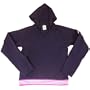 Womens Adidas Purple/White3 Stripes Pullover