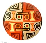 Ceramic plate, 'Inca Weavings'