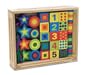Melissa & Doug Deluxe Wooden 27-Piece Lacing Beads in a Box