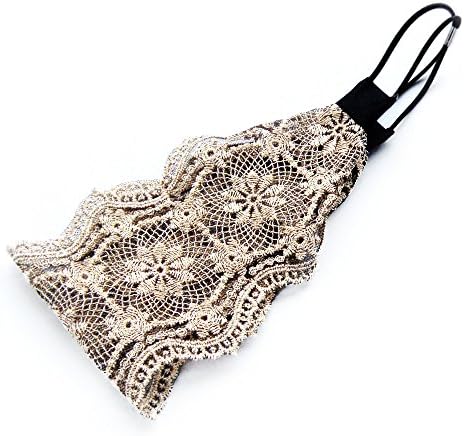 A Girl Company Wide Floral Lace Headband