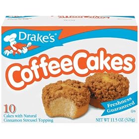 Drake's Coffee Cakes, 10 ct