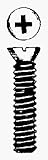 101031 - 6-32X3/8 FH MACH SCREW