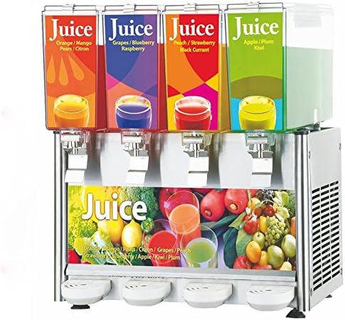 Four Cylinder 12L*4 Hot &amp; Cold Fruit Juice Drink Machine Beverage Machine 220V Y