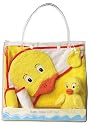 Elegant Baby Bath Bucket Gift Set - Duck