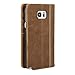 Galaxy Note 5 Case, GMYLE Book Case Vintage for Galaxy Note 5 V SM-N920 - Brown PU Leather Stand Case Cover