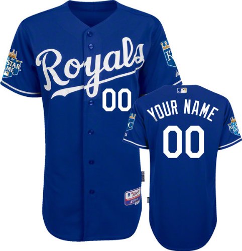 Kansas City Royals Jersey: Personalized Alternate Royal Blue Authentic Cool Baseâ