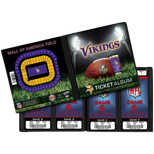 NFL Minnesota Vikings Ticket Album