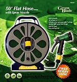 GARDEN WARE - 50 FLAT HOSE WITH SPRAY NOZZLE - 1 OF