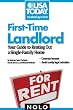 First-Time Landlord: Your Guide to Renting out a Single-Family Home (USA Today/Nolo Series)