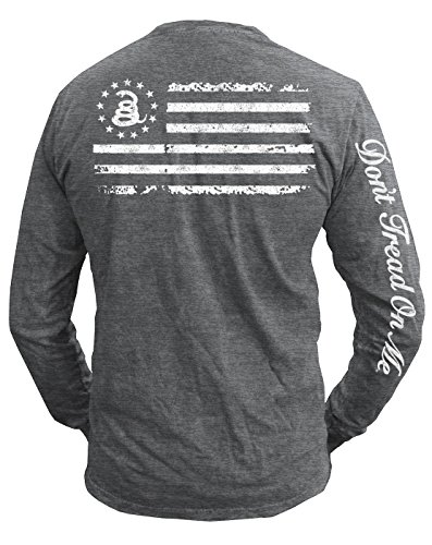 Don't Tread On Me - Centennial - Men's LongSleeve T-Shirt DTOM Clothing
