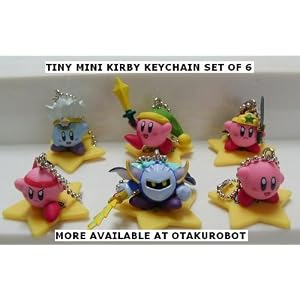 Nintendo Kirby Mini Keychain figurines -Set of 6