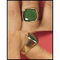 Mood Ring Sterling Silver Large Rounded Square Size 9