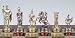 Small Greeks & Romans Chess Set - 2.125 King