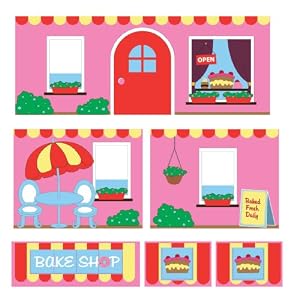 Dorel Home Products Curtain Set for Junior Loft, Bakeshop