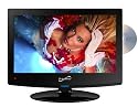 15.6 Inch Supersonic SC-1512 12 Volt AC/DC Widescreen LED 1080p HDTV ATSC Digital Tuner w/ DVD Player