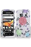 Samsung M820 Galaxy Prevail Full Diamond Graphic Case - Rainbow Turtles (Fr ....