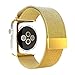 Apple Watch Band,Teslasz® 38mm Mesh Replacement Strap Stainless Steel Milanese Loop Strap Magnetic Buckle Wrist Band for Apple iWatch All Models (Gold 38 MM)