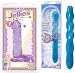 Doc Johnson Classic 7 Inch Crystal Jellies Purple Ballsy Dildo Dong Adult Sex Toy Kit