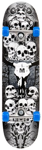 Mongoose MG102 Skulls Skateboard