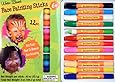 Face Painting Sticks 12 Color Set -Long Lasting Twist up Crayon Style Sticks