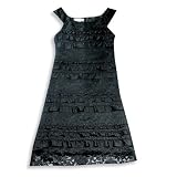 Malley Too - Girls Sleeveless Silk Dress, Black