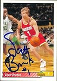 Scott Brooks Autographed/Hand Signed Basketball Card (Houston Rockets) 1992 Upper Deck #329