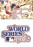 1982 World Series Official MLB Collectors Patch - St. Louis Cardinals over Milwaukee Brewers