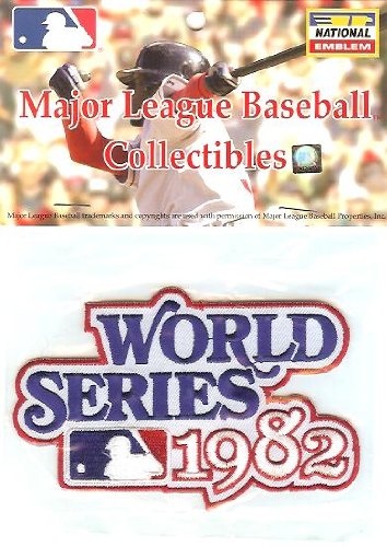 1982 World Series Official MLB Collectors Patch - St. Louis Cardinals over Milwaukee Brewers