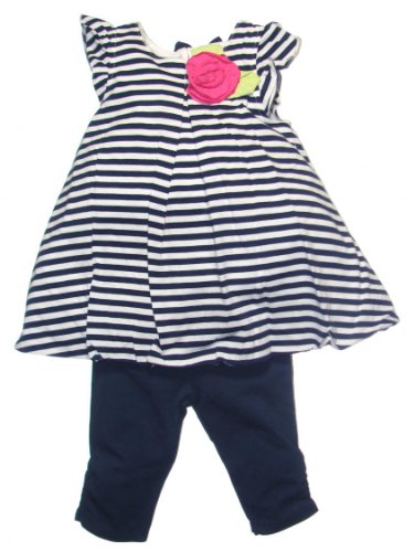 Little Me Baby-Girls Infant Nautical Tunic And Capri Set, Navy/White, 12 Months price Little Me Baby-Girls Infant Nautical Tunic And Capri Set, Navy/White, 12 Months price