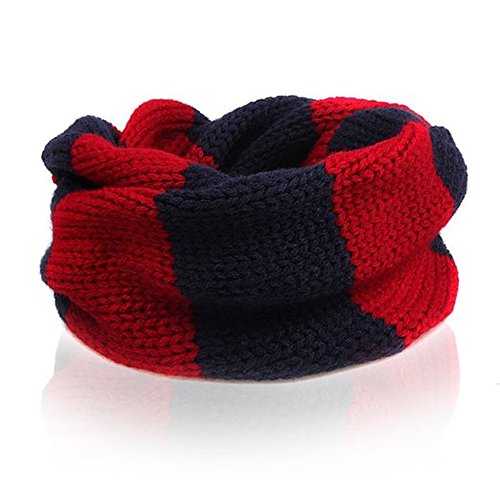 GS.L Unisex Toddler Boys Girls Weave Knitting Loop Wraps Scarf