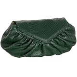 Lauren Merkin Diana Snake-Embossed Clutch