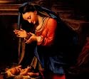 Virgin Adoring Christ Child - 10 Cancer Research UK Charity Christmas Cards - All profits go towards our life-saving work