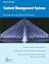 Content Management Systems (Tool of the Trade)