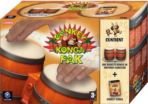 Donkey Konga Pak (Manette Bongos incluse) De Nintendo