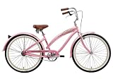 51HE67cG GL. SL160  Nirve Rio Womens Single Speed Cruiser Bike (26 Inch Wheels, Metallic Pink)