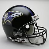 New Riddell Full Size Authentic Helmet Baltimore Ravens