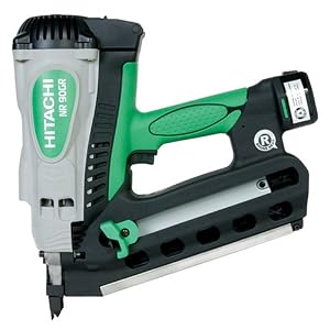 Hitachi NR90GR Round Head 2-inch to 3-1 2-inch Cordless Gas Framing Nailer by 
