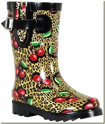 Chooka - Kid's Cherry Leopard Rain Boots